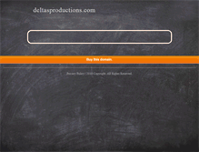 Tablet Screenshot of deltasproductions.com